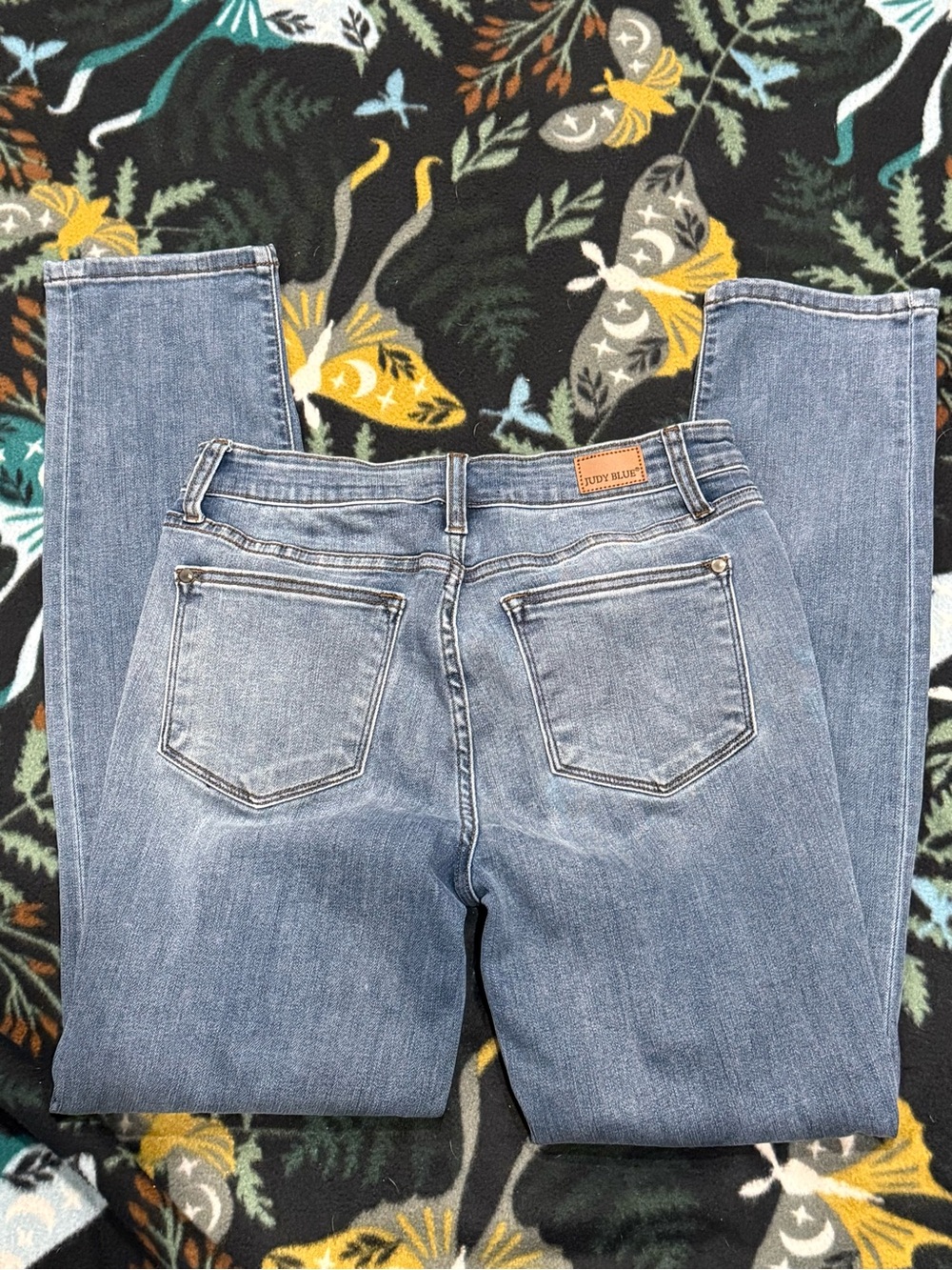 Judy Blue Straight Fit Jeans Light Wash Stretch Size 7/28
